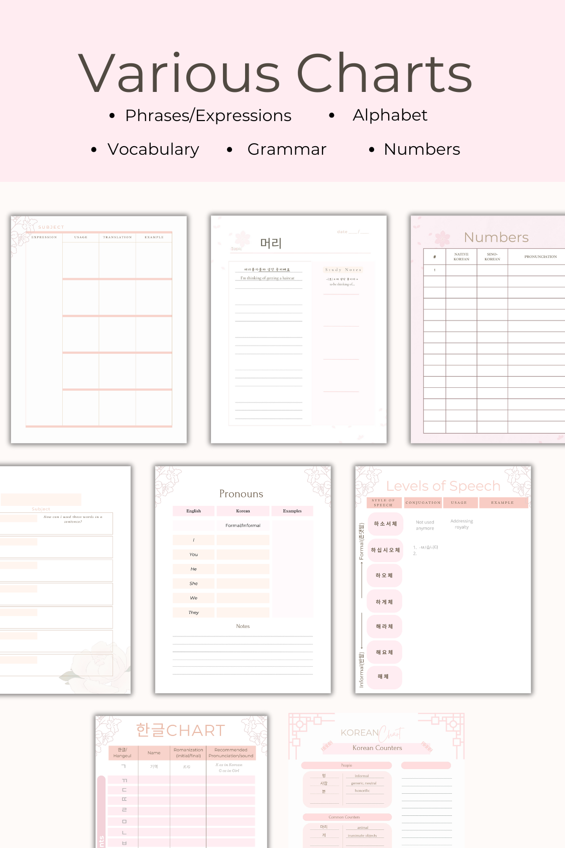 Blissful Blossoms: Korean Language Journal