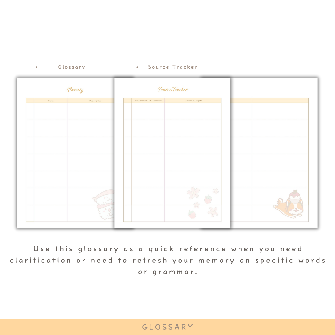 Sakura Dream: Japanese Learning Journal