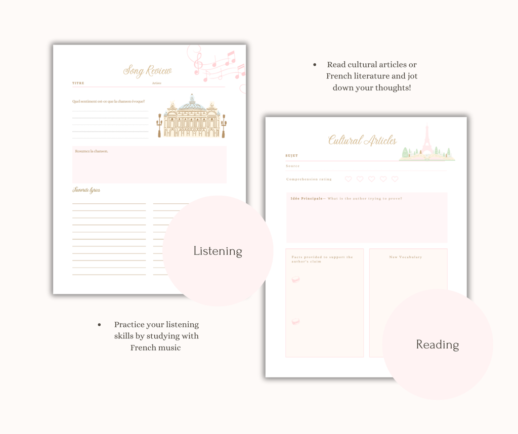 Paris Summer Dream: French Language Journal