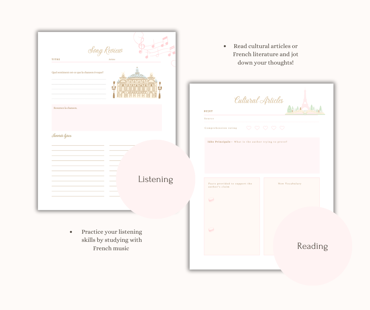 Paris Summer Dream: French Language Journal