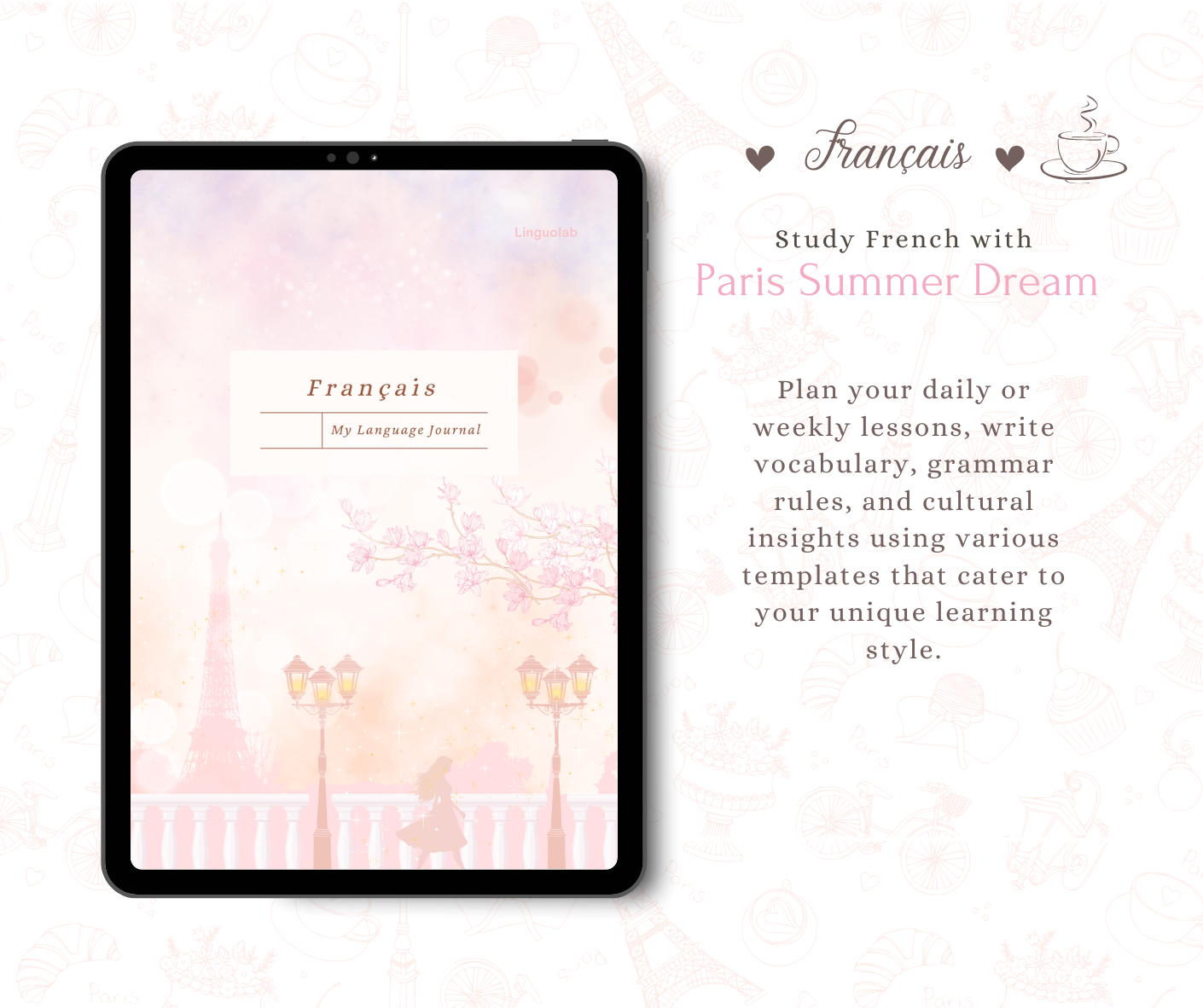 Paris Summer Dream: French Language Journal