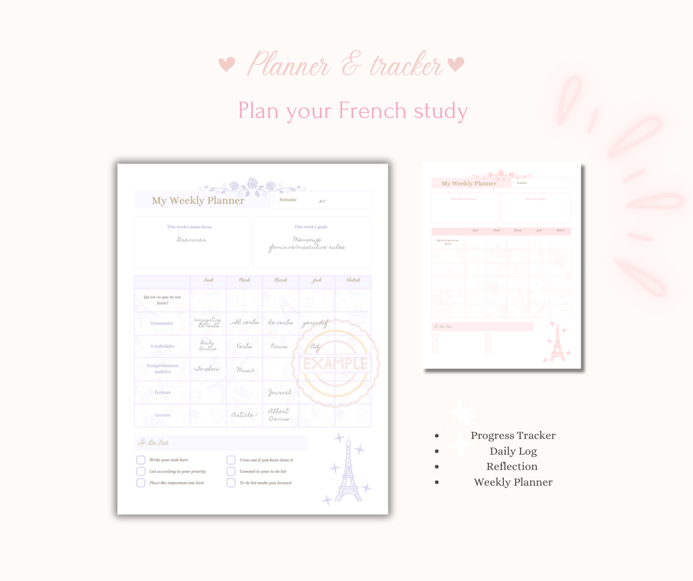 Paris Summer Dream: French Language Journal