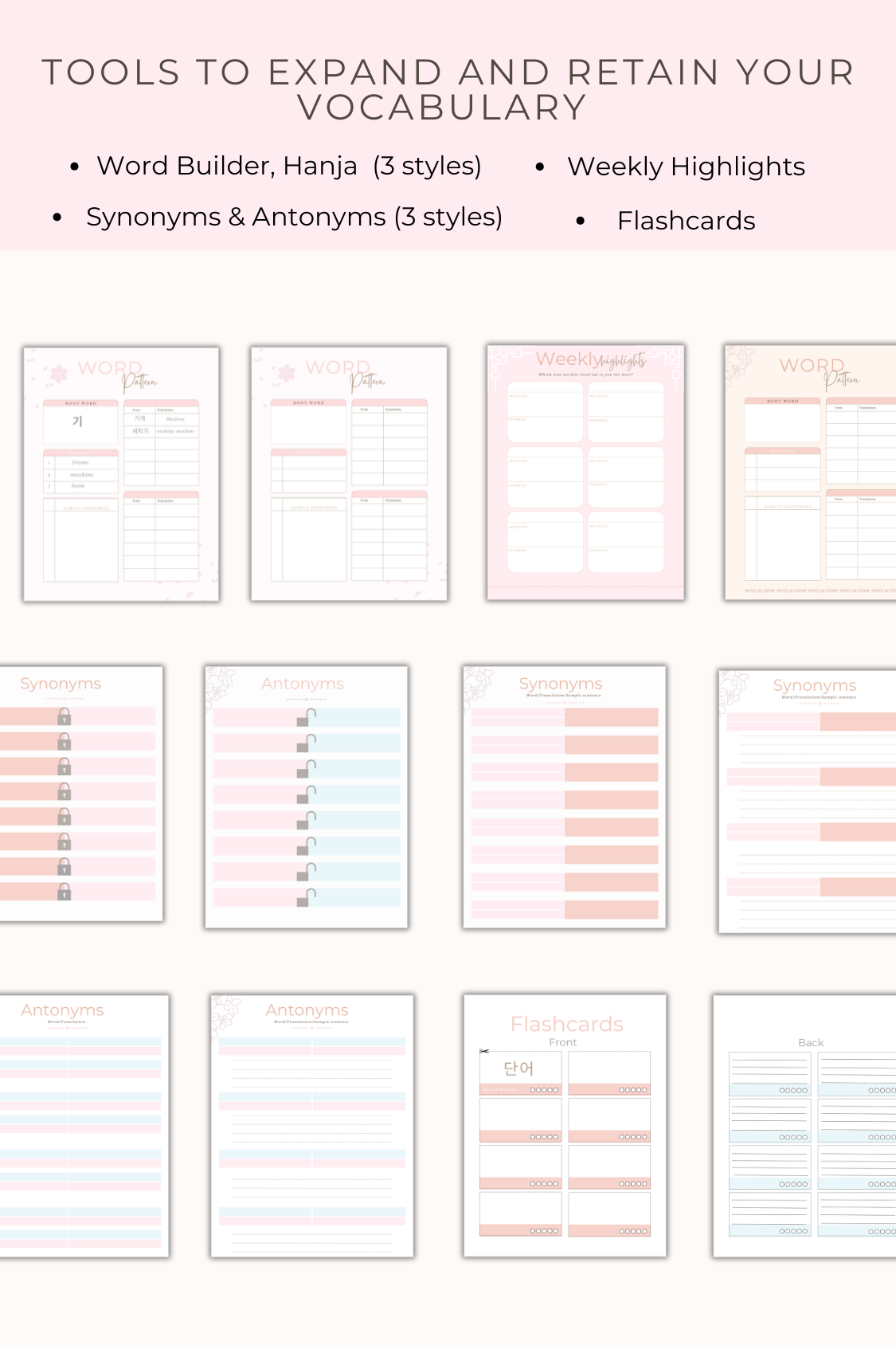 Blissful Blossoms: Korean Language Journal