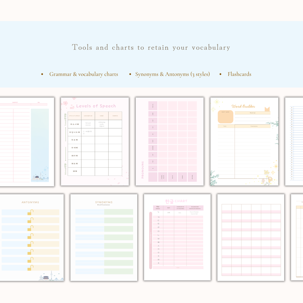 Little Wonders: Korean Learning Journal