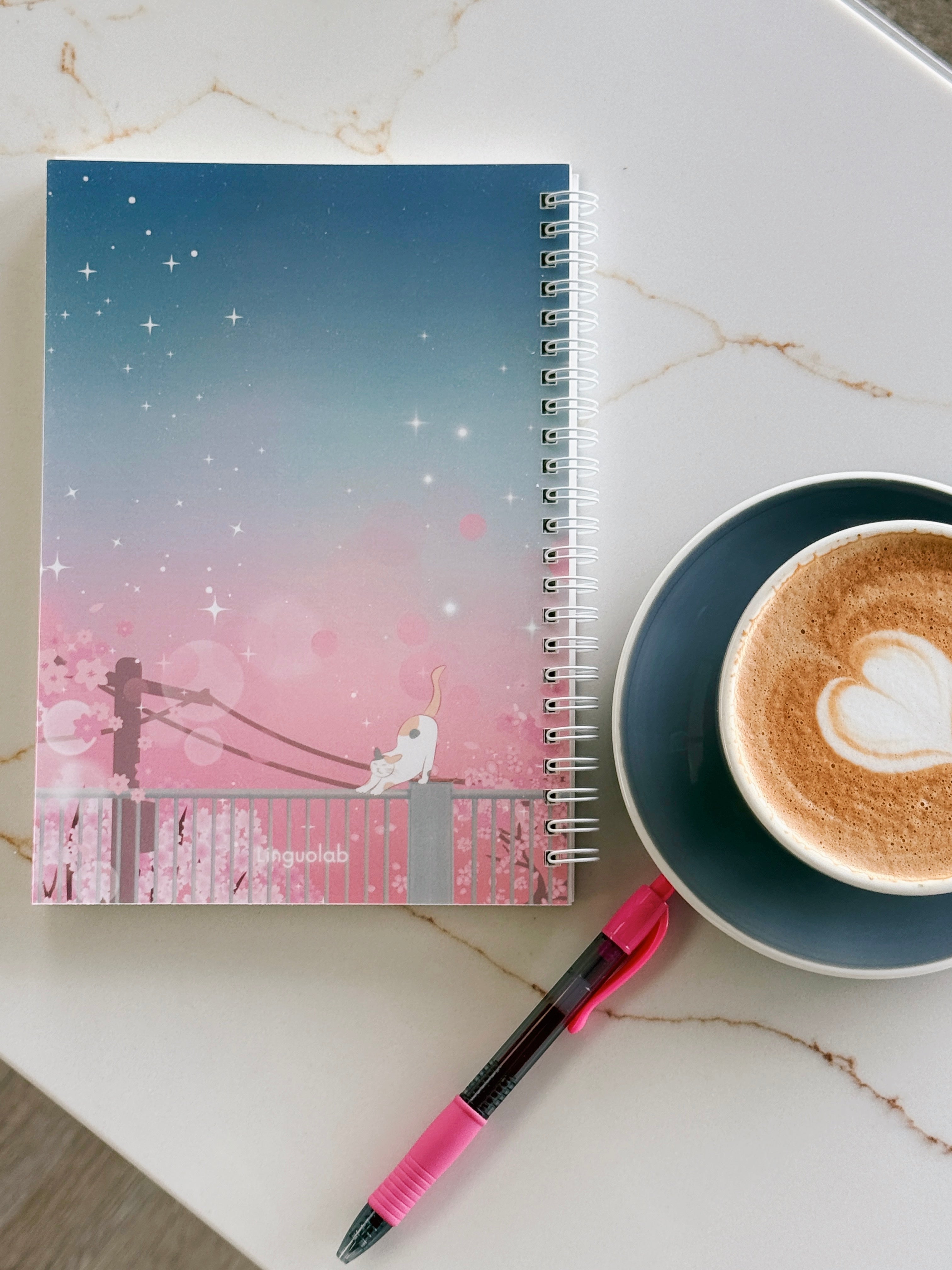 A5 Midnight Spring Notebook