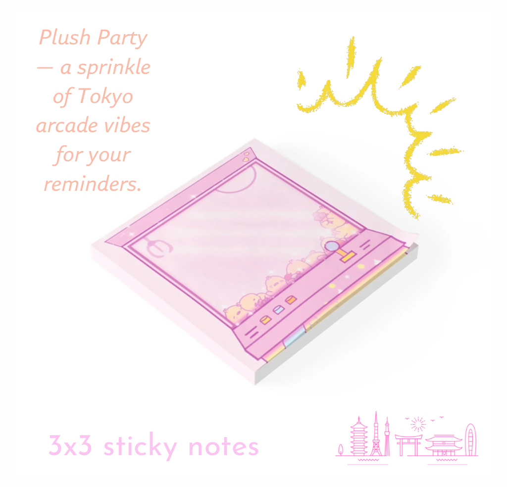 Duck Plush Party Sticky Notes