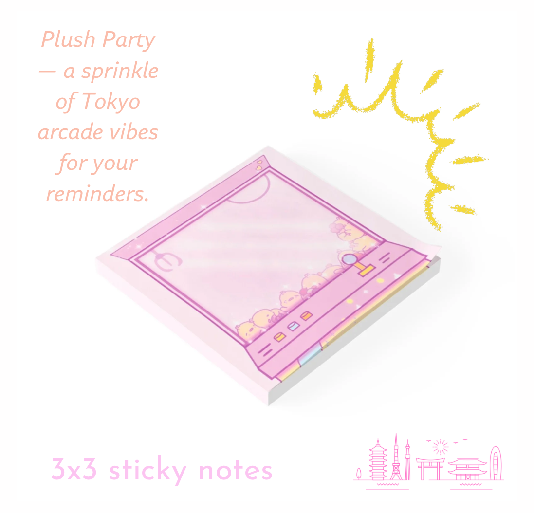 Duck Plush Party Sticky Notes