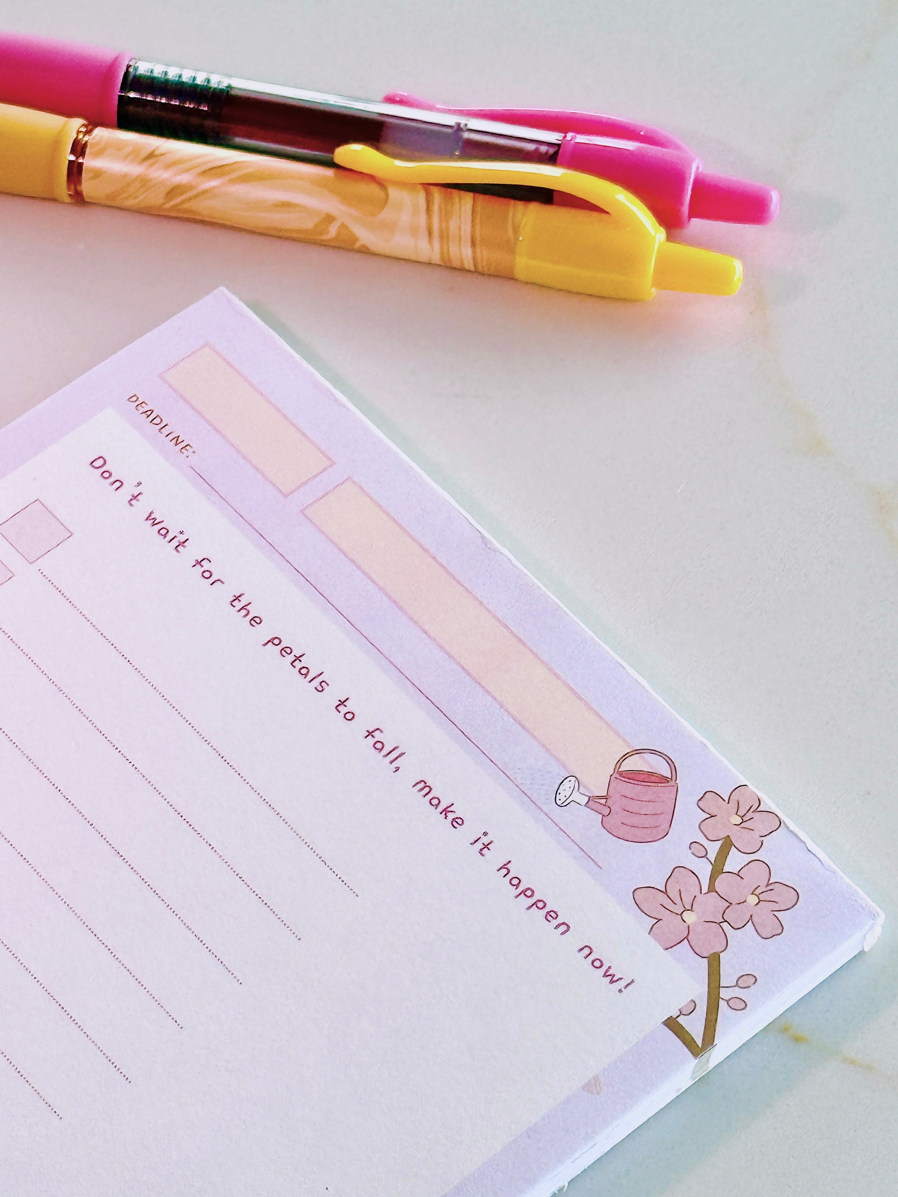 Make Today Bloom Memo Pad