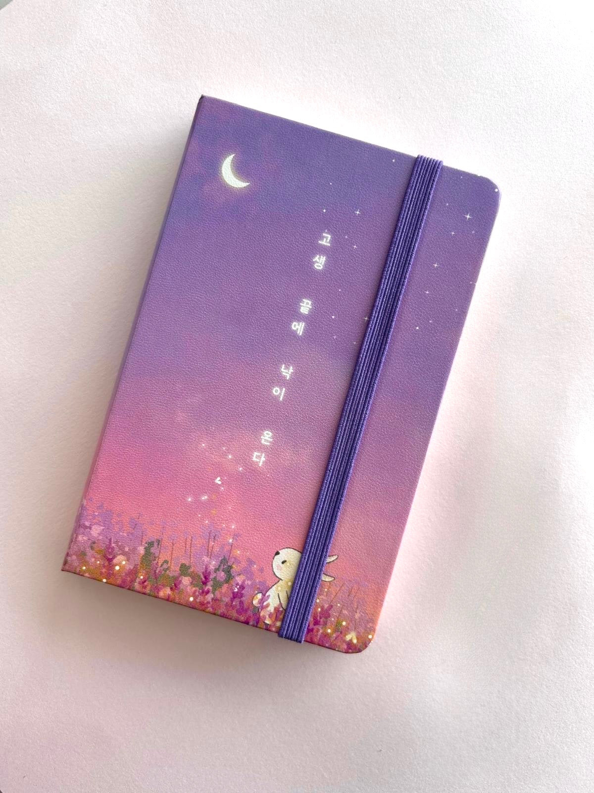 Twilight Meadows: A6 Leatherette Notebook