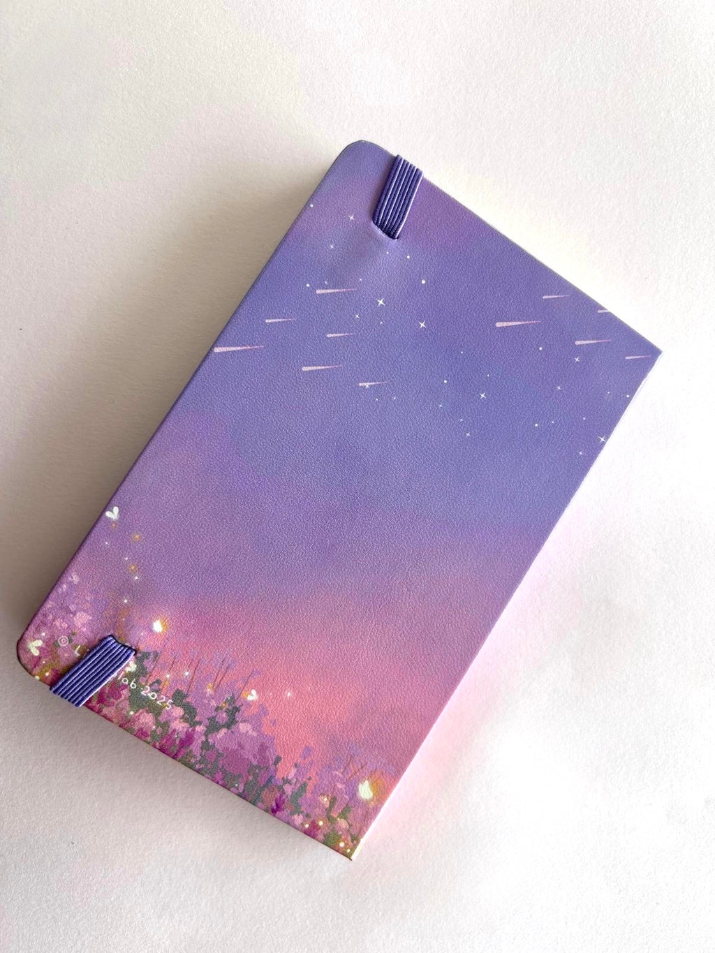 Twilight Meadows: A6 Leatherette Notebook